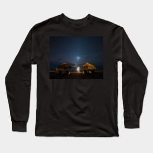 Anse Chastanet Sitting and Watching Venus Under the Stars Saint Lucia Caribbean Long Sleeve T-Shirt